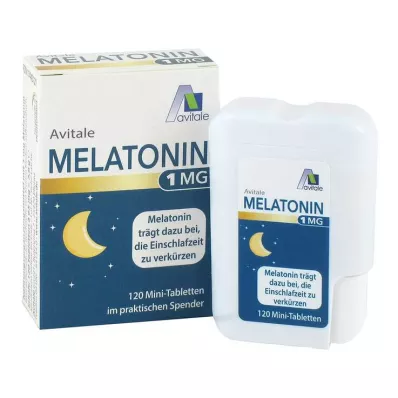 Melatonina 1 mg minitabletki w dozowniku, 120 szt Melatonina 1 mg minitabletki w dozowniku, 120 szt