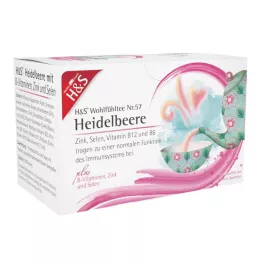 H&amp;S Blueberry with B Vitamins Zinc and Selenium Puff, 20X2,5 g
