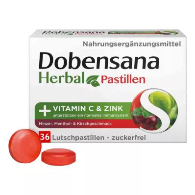 Dobensana Herbal Kirschgeschm.vit.c & Pastylka cynkowa.(36 sztuk) Dobensana Herbal Kirschgeschm.vit.c & Pastylka cynkowa.(36 sztuk)