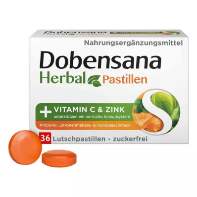 Dobensana Herbal Honey Witaminy C & Cynk Pastylka.(36 sztuk) Dobensana Herbal Honey Witaminy C & Cynk Pastylka.(36 sztuk)