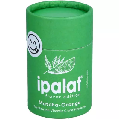 IPALAT Pastylki o smaku Matcha-Pomarańcza, 40 szt