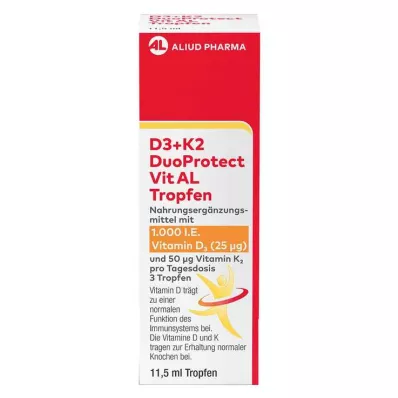 D3+K2 DuoProtect Vit AL 1000 j.m./50 µg krople, 11,5 ml