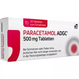 PARACETAMOL ADGC Tabletki 500 mg, 20 szt