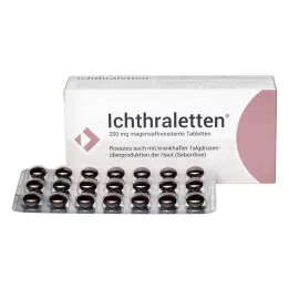ICHTHRALETTEN Tabletki powlekane dojelitowo 200 mg, 84 szt