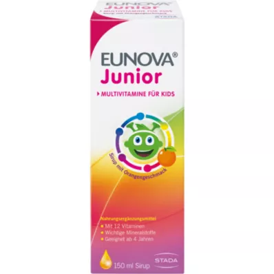 EUNOVA Syrop Junior o smaku pomarańczowym, 150 ml