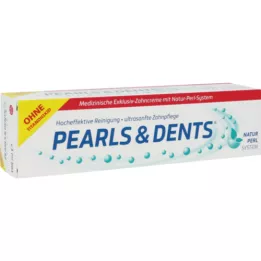 PEARLS &amp; DENTS Ekskluzywna pasta do zębów bez dwutlenku tytanu, 100 ml