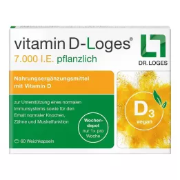 VITAMIN D-LOGES 7,000 I.U. tygodniowy skład ziół, 60 szt
