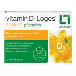 VITAMIN D-LOGES 7,000 I.U. tygodniowy skład ziół, 90 szt