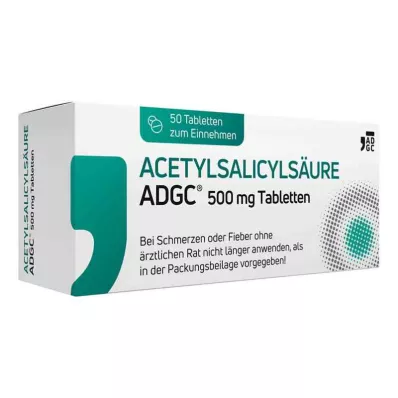 Kwas acetylosalicylowy ADGC 500 mg tabletki (50 sztuk)