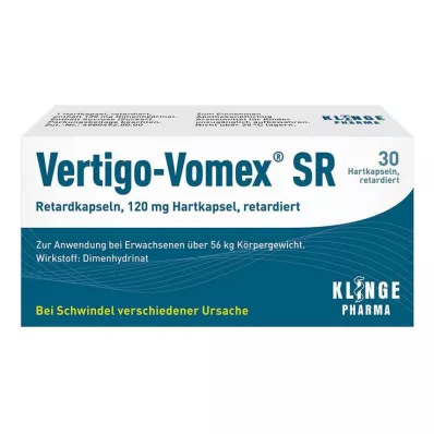 Vertigo-Vomex® SR kapsułki o przedłużonym uwalnianiu, 30 szt
