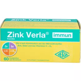 ZINK VERLA immunologiczne tabletki do żucia, 60 szt