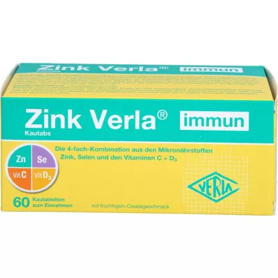 ZINK VERLA immunologiczne tabletki do żucia, 60 szt