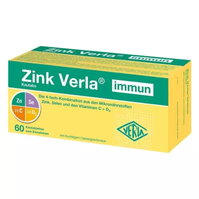 ZINK VERLA immunologiczne tabletki do żucia, 60 szt ZINK VERLA immunologiczne tabletki do żucia, 60 szt
