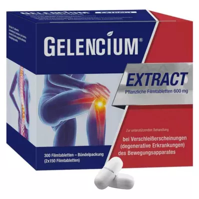 GELENCIUM® EXTRACT Roślinne tabletki powlekane, 2x150 szt GELENCIUM® EXTRACT Roślinne tabletki powlekane, 2x150 szt