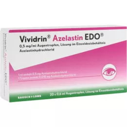 VIVIDRIN Azelastyna EDO 0,5 mg/ml Augentr.Lsg.i.EDP, 20X0,6 ml