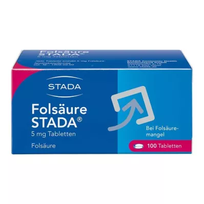 Kwas foliowy STADA® 5 mg tabletki, 100 sztuk Kwas foliowy STADA® 5 mg tabletki, 100 sztuk