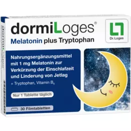 DORMILOGES Melatonina plus tryptofan tabletki powlekane, 30 szt