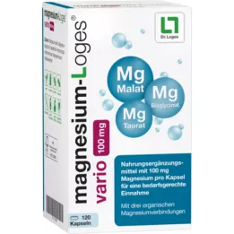 MAGNESIUM-LOGES kapsułki vario 100 mg, 120 szt