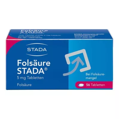 Kwas foliowy STADA® 5 mg tabletki, 56 szt Kwas foliowy STADA® 5 mg tabletki, 56 szt