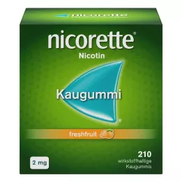 NICORETTE 2 mg gumy do żucia ze świeżych owoców, 210 szt