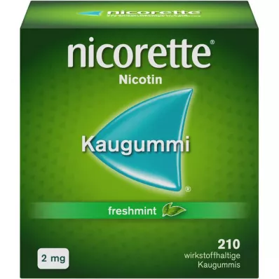 NICORETTE Guma do żucia 2 mg freshmint, 210 szt