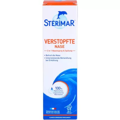 STERIMAR Spray do nosa na zatkany nos, 100 ml