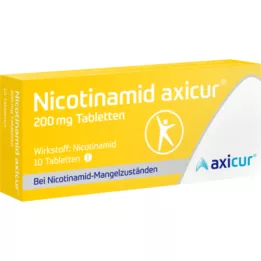 NICOTINAMID axicur 200 mg tabletki, 10 szt
