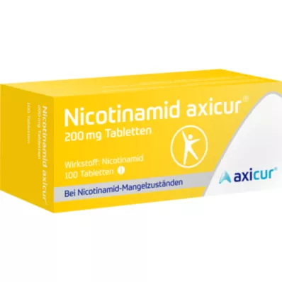 NICOTINAMID axicur 200 mg tabletki, 100 szt
