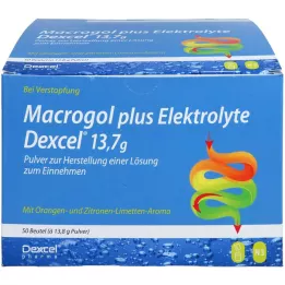 MACROGOL plus Elektrolity Dexcel 13,7 g PLE, 50 szt