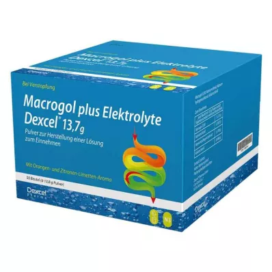 Makrogol plus elektrolity Dexcel 13,7 g Ple, 50 szt Makrogol plus elektrolity Dexcel 13,7 g Ple, 50 szt