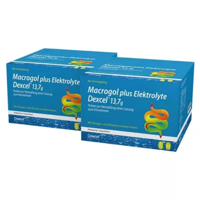 MACROGOL plus Elektrolity Dexcel 13,7 g PLE, 100 szt