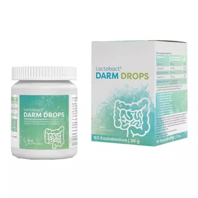 LACTOBACT DARM DROPS Tabletki do żucia, 60 szt