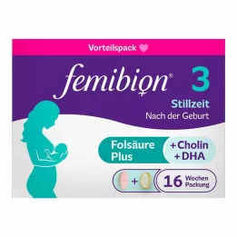 FEMIBION 3 Zestaw do karmienia piersią, 2X112 szt