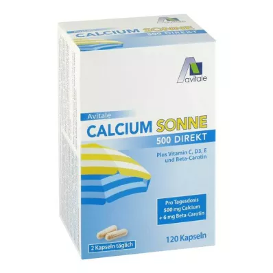 Calcium Sun 500 kapsułek, 120 sztuk Calcium Sun 500 kapsułek, 120 sztuk