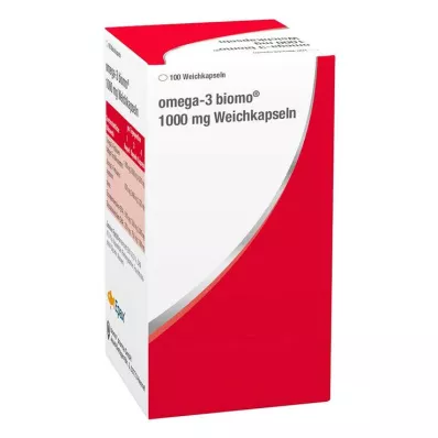 Omega-3 Biomo 1000 mg kapsułki miękkie, 100 sztuk