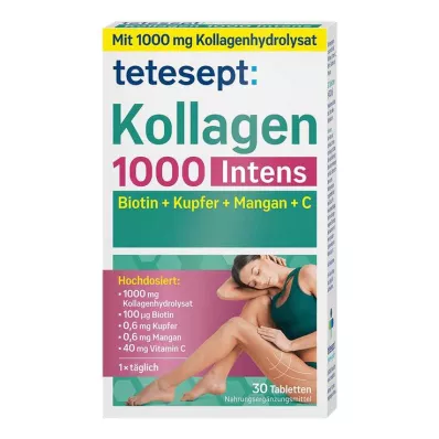 Tetesept Collagen 1000 Intens Tabletki, 30 szt