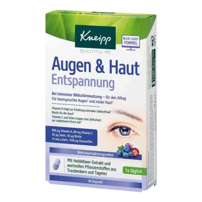 Kneipp Eyes &amp; Kapsułki relaksujące skórę (30 sztuk)
