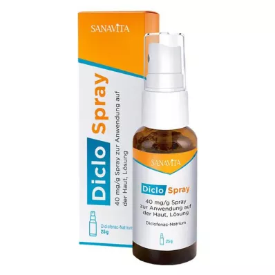DicloSpray 40 mg/g do stosowania na skórę, 25 g