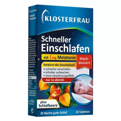 KLOSTERFRAU Faster Sleep Tablets, 30 kapsułek