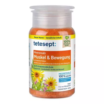 Tetesept Sea Salt Muscle & Ruch (600 g) Tetesept Sea Salt Muscle & Ruch (600 g)