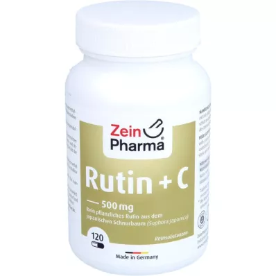 RUTIN Kapsułki 500 mg+C, 120 szt
