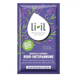 LI-IL Sole do kąpieli Lavender Calm+Relaxation, 80 g