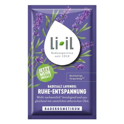 LI-IL Sól do kąpieli lawenda spokój + relaks, 80 g