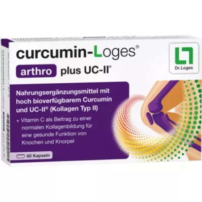 CURCUMIN-LOGES arthro plus UC-II kapsułki, 60 szt