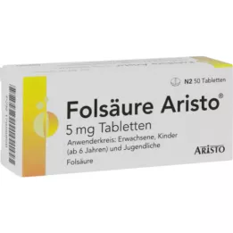 FOLSÄURE ARISTO Tabletki 5 mg, 50 szt