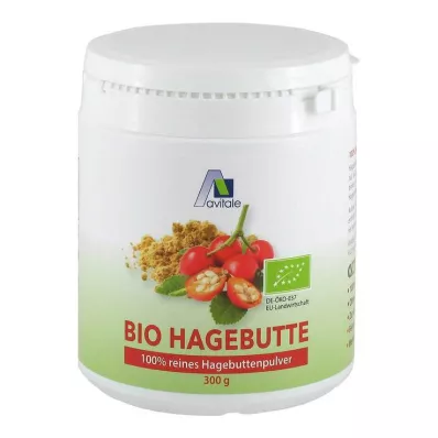 Proszek z dzikiej róży organiczny, 300 g Proszek z dzikiej róży organiczny, 300 g