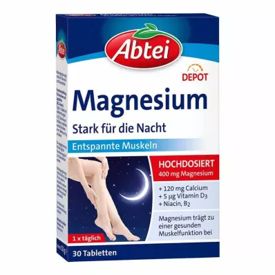 Abbey Magnez Strong na noc Tabletki Depot, 30 szt Abbey Magnez Strong na noc Tabletki Depot, 30 szt