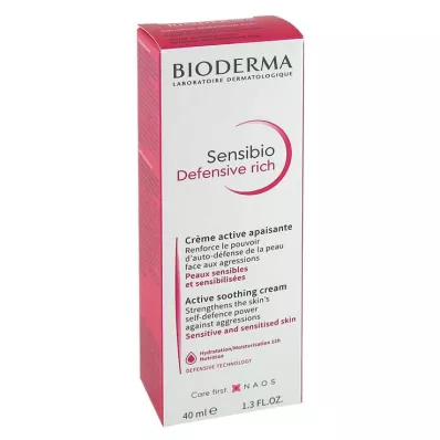 Bioderma Sensibio Defensive bogata tubka, 40 ml