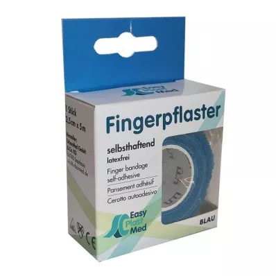 UM Plaster na palce Easyplast własnej roboty 2,5 cmx5 m niebieski, 1 szt UM Plaster na palce Easyplast własnej roboty 2,5 cmx5 m niebieski, 1 szt