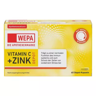 WEPA Witamina C+Cynk w kapsułkach, 60 kapsułek WEPA Witamina C+Cynk w kapsułkach, 60 kapsułek